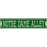 Notre Dame Alley Novelty Metal Street Sign 24" x 5" (ST)