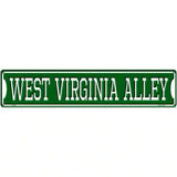 West Virginia Alley Novelty Metal Street Sign 24" x 5" (ST)