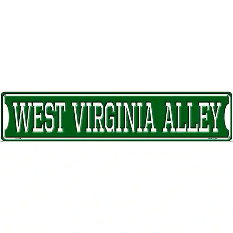 West Virginia Alley Novelty Metal Street Sign 24" x 5" (ST)