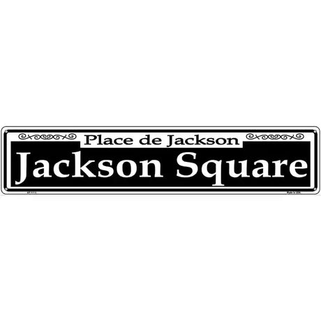 Jackson Square Novelty Metal Street Sign 24" x 5" (ST)