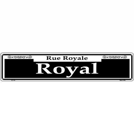 Royal Novelty Metal Street Sign 24" x 5" (ST)