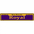 Royal Purple Novelty Metal Street Sign 24" x 5" (ST)