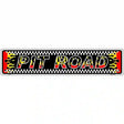 Pit Road Racing Flames Novelty Metal Street Sign 24" x 5" (ST)