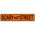 Scary Street Novelty Metal Street Sign 24" x 5" (ST)