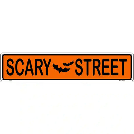 Scary Street Novelty Metal Street Sign 24" x 5" (ST)