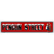 Penguin Street Novelty Metal Street Sign 24" x 5" (ST)