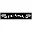 Drama Home Theater Novelty Metal Street Sign 24" x 5" (ST)