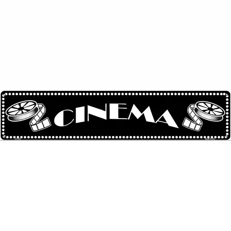 Cinema Home Theater Novelty Metal Street Sign 24" x 5" (ST)