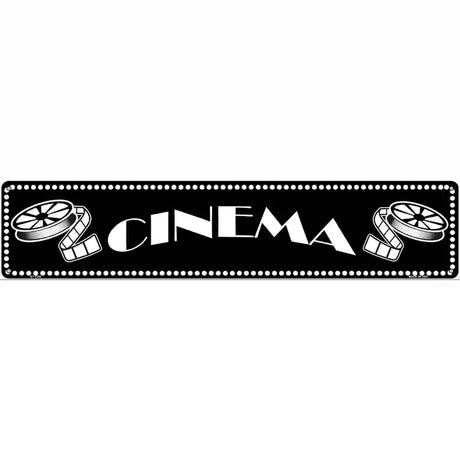 Cinema Home Theater Novelty Metal Street Sign 24" x 5" (ST)