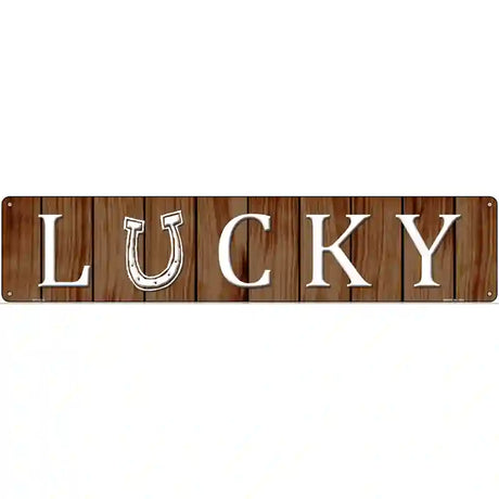 Lucky Novelty Metal Street Sign 24" x 5" (ST)