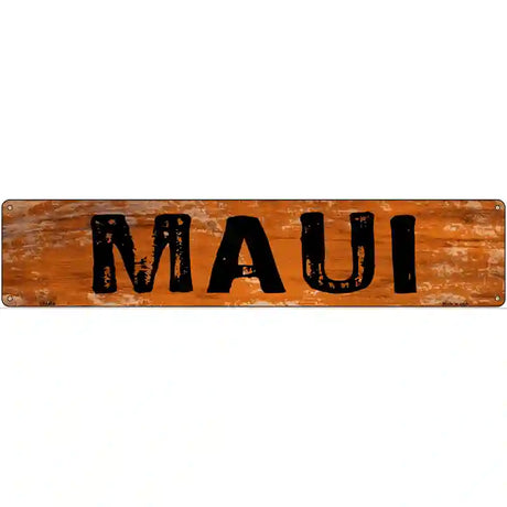 Maui Novelty Metal Street Sign 24" x 5" (ST)