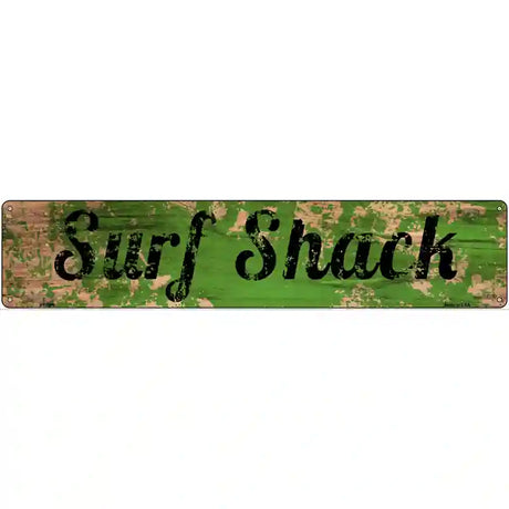 Surf Shack Novelty Metal Street Sign 24" x 5" (ST)