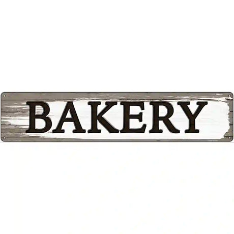 Bakery Novelty Metal Street Sign 24" x 5" (ST)