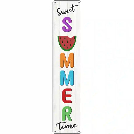 Sweet Summer Time Novelty Metal Street Sign 24" x 5" (ST)