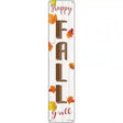 Happy Fall Yall Vertical Novelty Metal Street Sign 24" x 5" (ST)