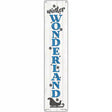 Winter Wonderland White Novelty Metal Street Sign 24" x 5" (ST)