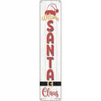 Welcome Santa Claus White Novelty Metal Street Sign 24" x 5" (ST)