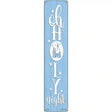 Oh Holy Night Blue Novelty Metal Street Sign 24" x 5" (ST)