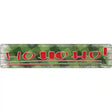 Ho Ho Ho Green Novelty Metal Street Sign 24" x 5" (ST)