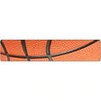 Basketball Closeup Novelty Metal Street Sign 24" x 5" (ST)