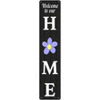 Home Flower Novelty Metal Street Sign 24" x 5" (ST)