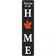 Home Leaf Novelty Metal Street Sign 24" x 5" (ST)