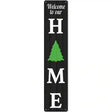 Home Christmas Tree Novelty Metal Street Sign 24" x 5" (ST)