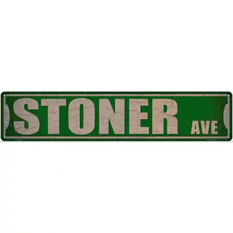 Stoner Ave Novelty Metal Street Sign 24" x 5" (ST)