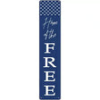 Home of the Free Novelty Metal Street Sign 24" x 5" (ST)