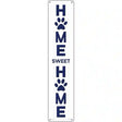 Home Sweet Home Paws Novelty Metal Street Sign 24" x 5" (ST)