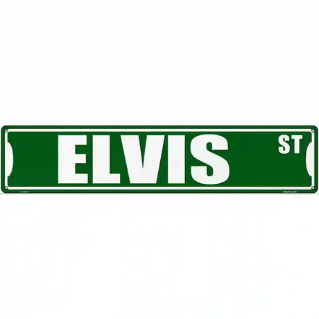 Elvis St Novelty Metal Street Sign 24" x 5" (ST)