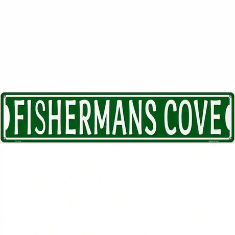 Fisherman Cove Novelty Metal Street Sign 24" x 5" (ST)