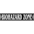 Biohazard Zone Novelty Metal Street Sign 24" x 5" (ST)