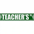 Teachers Pl Novelty Metal Street Sign 24" x 5" (ST)