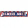 Barber Shop Horizontal Novelty Metal Street Sign 24" x 5" (ST)