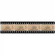 Cinema Ticket Admit One Novelty Metal Street Sign 24" x 5" (ST)