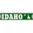 Idaho St Silhouette Novelty Metal Street Sign 24" x 5" (ST)