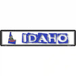 Idaho State Outline Novelty Metal Vanity Street Sign 24" x 5" (ST)