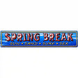 Spring Break Metal Novelty Street Sign 24" x 5" (ST)