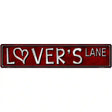 Lovers Lane Metal Novelty Street Sign 24" x 5" (ST)