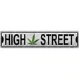 High Street Novelty Metal Street Sign 24" x 5" (ST)