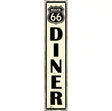 Route 66 Diner Novelty Metal Street Sign 24" x 5" (ST)