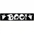 Boo Novelty Metal Street Sign 24" x 5" (ST)