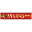 Vikings Way Novelty Metal Street Sign 24" x 5" (ST)