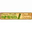 Farm Fresh Asparagus Novelty Metal Street Sign 24" x 5" (ST)