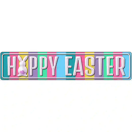 Happy Easter Novelty Street Sign 24" x 5" (ST)