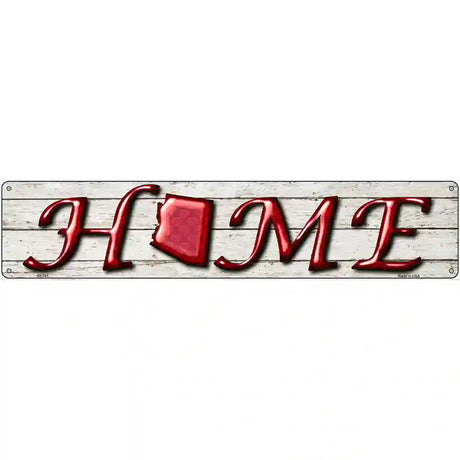 Arizona Home State Outline Novelty Metal Street Sign 24" x 5" (ST)