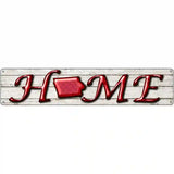 Iowa Home State Outline Novelty Metal Street Sign 24" x 5" (ST)