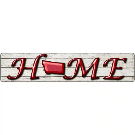 Montana Home State Outline Novelty Metal Street Sign 24" x 5" (ST)