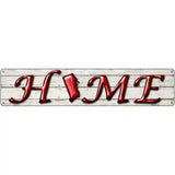 Rhode Island Home State Outline Novelty Metal Street Sign 24" x 5" (ST)